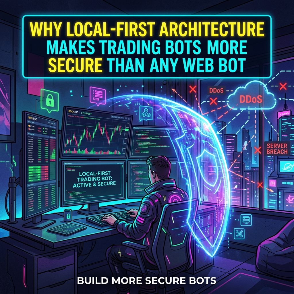 Why Local-First Architecture Makes PumpTraderCEX More Secure Than Any Web Bot