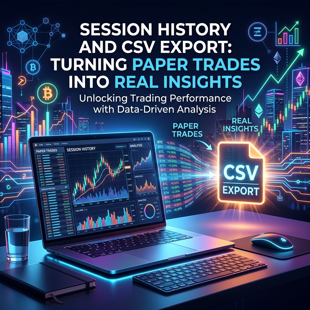 Session History and CSV Export: Turning Paper Trades Into Real Insights