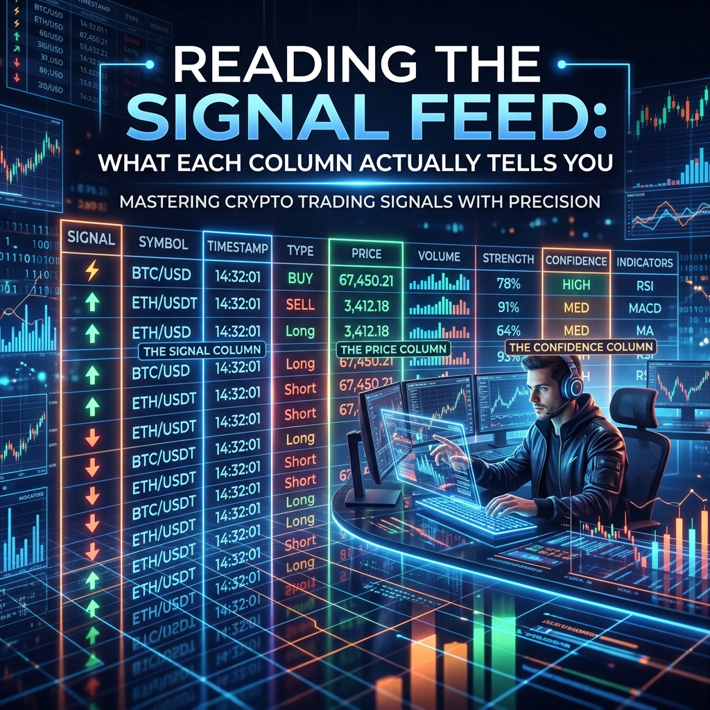 Reading the Signal Feed: What Each Column Actually Tells You